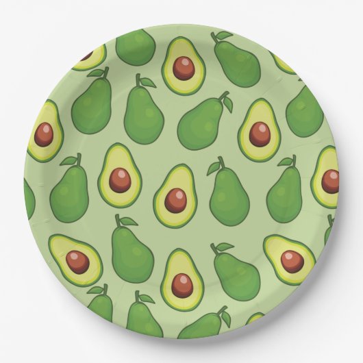 Avocado Papieren Bordje (Voorkant)