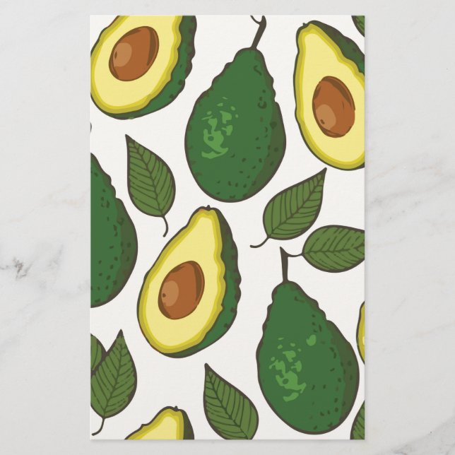 Avocado-patroon (Voorkant)