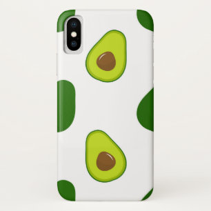 Avocado-patroon iPhone X Hoesje