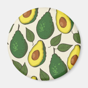 Avocado-patroon Magneet