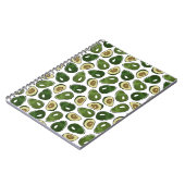 Avocado-patroon Notitieboek (Linkerzijde)