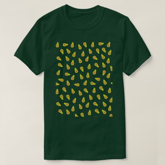 Avocado Pattern 34 T-shirt (Design voorkant)