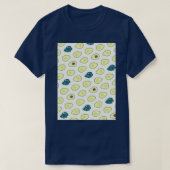Avocado Pattern Custom Typography T-shirt (Design voorkant)
