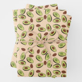 Avocado Pattern Inpakpapier Vel (In situ)