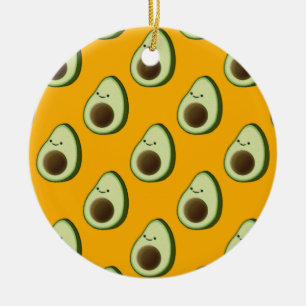 Avocado Pattern Keramisch Ornament