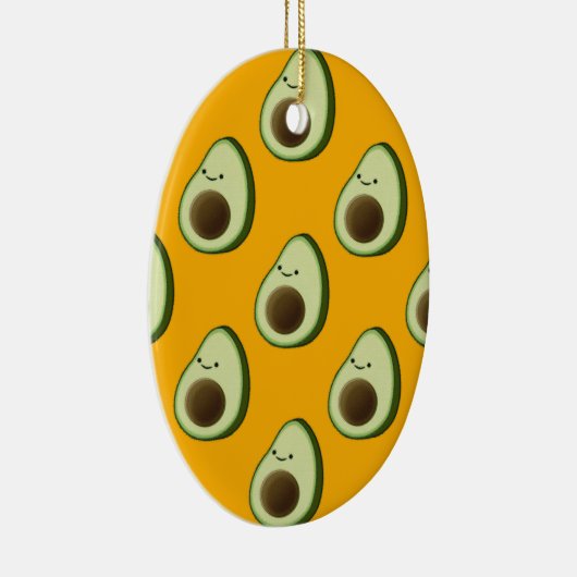 Avocado Pattern Keramisch Ornament (Rechts)
