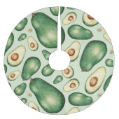 Avocado Pattern Kerstboom Rok (Voorkant)