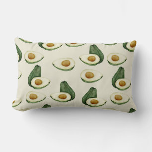 Avocado Pattern Lumbar Pillow Kussen