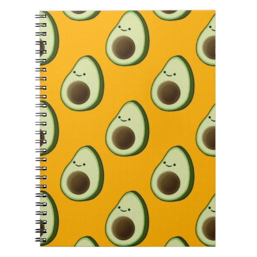 Avocado Pattern Notitieboek (Voorkant)