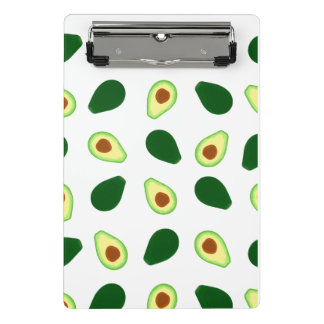 Avocado Pattern Print Mini Clipboard Klembord