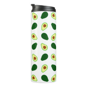 Avocado Pattern Printed Thermal Tumbler Thermosbeker