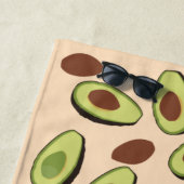 Avocado Pattern Strandlaken (In situ)
