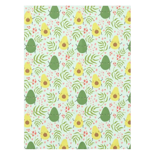 Avocado Pattern Tablecloth Tafelkleed (Voorkant)