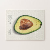 Avocado (Persa) Waterverf Legpuzzel (Horizontaal)