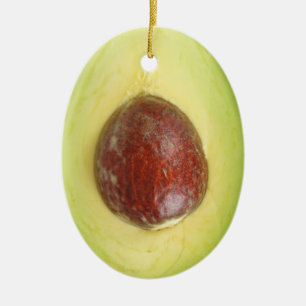 avocado-pit keramisch ornament