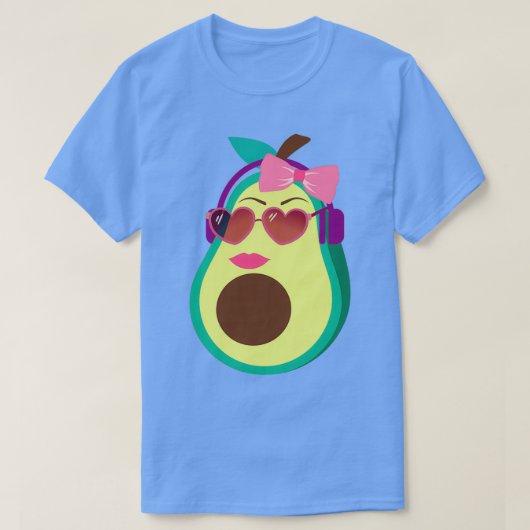 Avocado Plush Funny Fruit 1 T-shirt (Design voorkant)