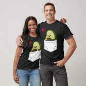 Avocado Pocket Eating Vegan Fruit Avocado T-shirt (Unisex)