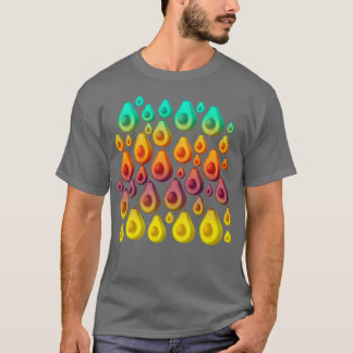avocado popart 6 t-shirt