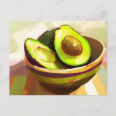 avocado, postkruising briefkaart (Voorkant)