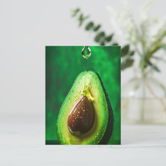 avocado, postkruising briefkaart (Staand voorkant)