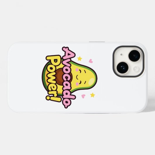 "Avocado Power" Case-Mate iPhone Case (Achterkant (horizontaal))