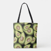 "Avocado" Print Canvas tas (Achterkant)