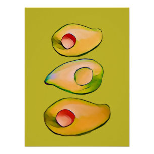 Avocado Print - Keuken Kunst Perfect Poster