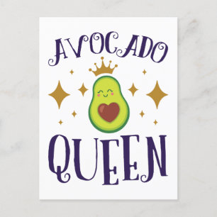Avocado Queen Briefkaart