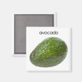 Avocado Refkoelkast Magnet Magneet (Voorkant / Achterkant)