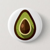 avocado ronde button 5,7 cm (Voorkant)