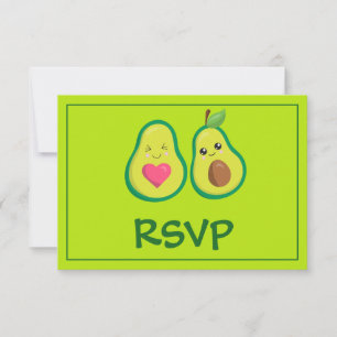 Avocado RSVP Kaartje