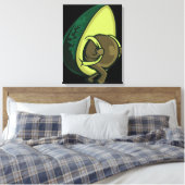 Avocado-rugzak Reis - Funny Avocado Lover Gift Canvas Afdruk (Insitu (Slaapkamer))