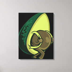 Avocado-rugzak Reis - Funny Avocado Lover Gift Canvas Afdruk