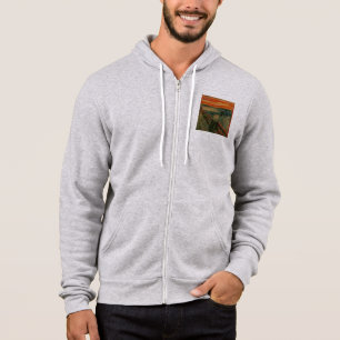 Avocado Scream Fine Art Vegan Spoof Hoodie