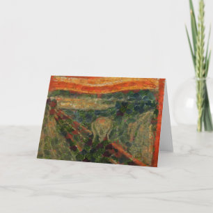 Avocado Scream Fine Art Vegan Spoof Kaart