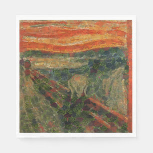 Avocado Scream Fine Art Vegan Spoof Servet