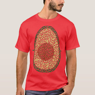 Avocado Shaped Maze La T-shirt