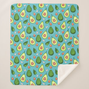 Avocado Sherpa Blanket Deken