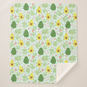 Avocado Sherpa Blanket Deken