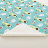 Avocado Sherpa Blanket Sherpa Deken (3/4)