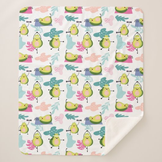 Avocado Sherpa Blanket Sherpa Deken (Voorkant)