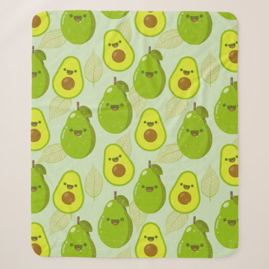 Avocado Sherpa Deken (Voorkant)