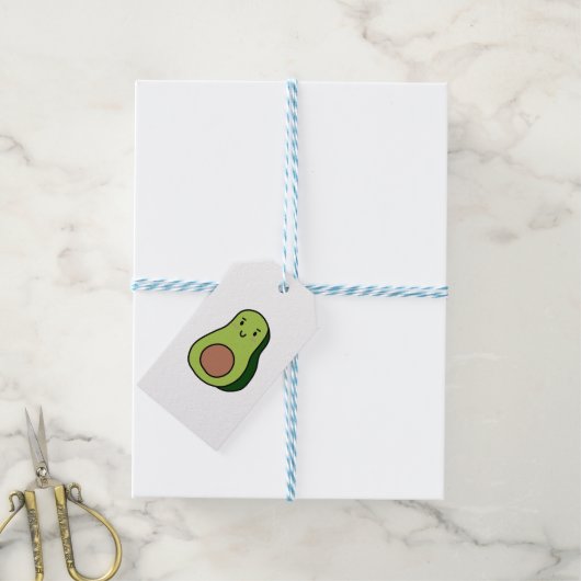 AVOCADO-shirten, accessoires, KUSTJES! Cadeaulabel (Met Touw)