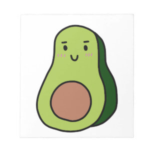 AVOCADO-shirten, accessoires, KUSTJES! Notitieblok