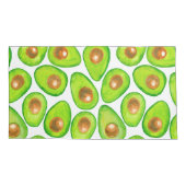 Avocado snijdt waterverf kussensloop (Achterkant-Links)