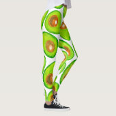 Avocado snijdt waterverf leggings (Rechts)