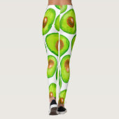 Avocado snijdt waterverf leggings (Achterkant)