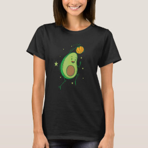 Avocado Speelt Basketbal T-shirt