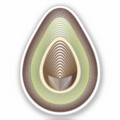 avocado sticker (Voorkant)