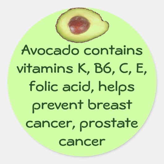 Avocado stickers (Voorkant)